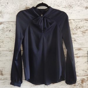 Navy Blue Long Sleeve Shirt